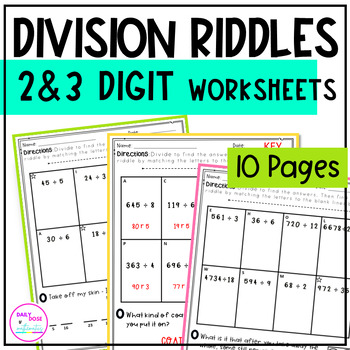 2 3 By 1 Digit Long Division Practice Worksheet 3 4 By 2 Digit 4th