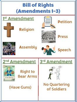 Anchor Charts Bill Of Rights Teaching Resources TPT