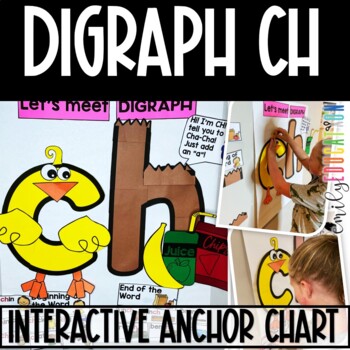 Ch Digraph Phonics Interactive Anchor Chart By Emily Education Tpt