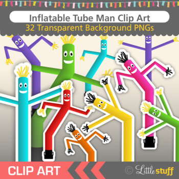 Inflatable Tube Man Clip Art AirDancers Fly Guys Sky Puppets By