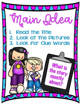 Main Idea Key Details Anchor Chart By Day In The Life Of A Teacher