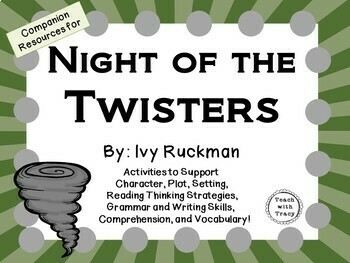 Night Of The Twisters By Ivy Ruckman Novel Study By Teach With Tracy