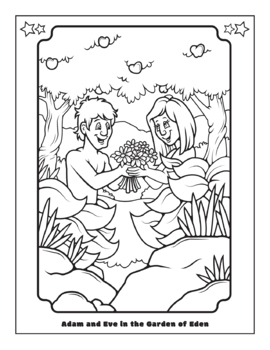 Old And New Testament Coloring Pages Illustrated Stories TpT