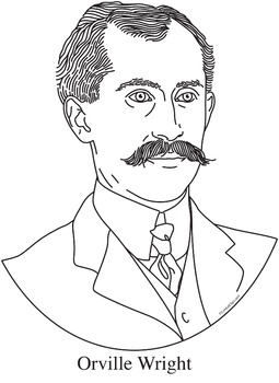 Wright Brothers Coloring Page Coloring Pages
