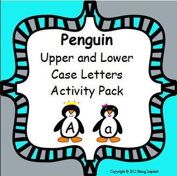 Penguin Upper And Lower Case Letters Literacy Center Letter Matching