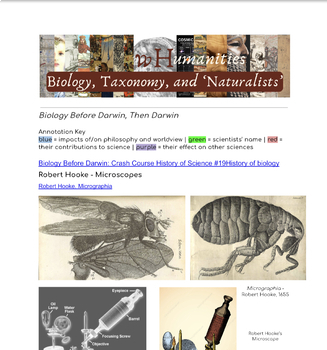 Scientific Revolution Taxonomy Biology And Naturalists Annotate Overviews