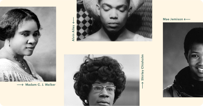 Portraits of Famous Black Americans