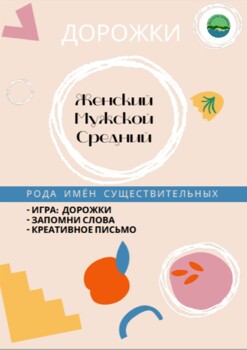 Preview of Рода имён существительных. Русский язык.