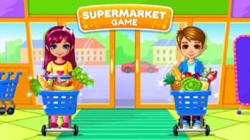 Preview of أنواع خبر كان وأخواتها لعبة المتجر SUPERMARKET GAME