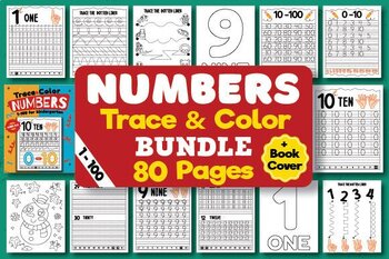 Preview of Tracking numbers, color workbook, summer pack, and references