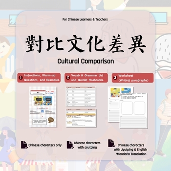 Preview of 對比文化差異 Cultural Comparison (廣東話 Cantonese)