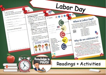 Preview of Labor Day | Readings + Activities