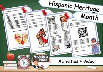 Preview of Hispanic Heritage Month | Hispanic Women Who Left their Mark in History | Kids