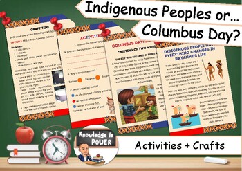 Preview of Columbus or Indigenous Peoples Day? | A Continent Full of History | Kids