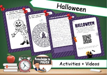 Preview of Halloween | Readings + Activities + Videos