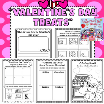 Preview of "Valentine's Day Treats" Worksheets and Activities