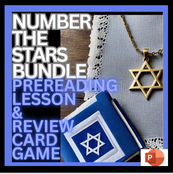 Preview of Number the Stars PRE & POST reading: Background History Intro & Review Game PPT