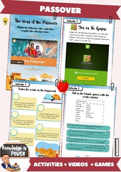 Preview of Passover | Readings + Activities + Videos + Games