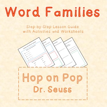Preview of Word Families Lesson with Hop on Pop by Dr. Seuss