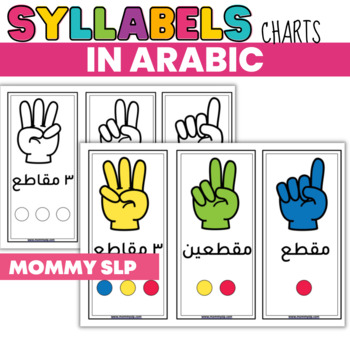 Preview of Counting syllables - Charts in Arabic