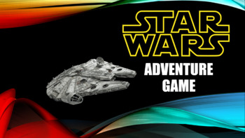 Preview of Star Wars Game for Handwriting Typing or Communication teletherapy / in-person