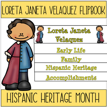 Preview of Loreta Janeta Velazquez Biography Flipbook Project *Hispanic Heritage Month*