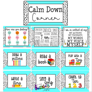 Spotty Dalmatian Calm Down Corner Bundle by Awe-Inspiring Teaching