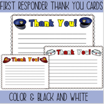 First Responder Appreciation Card Designs