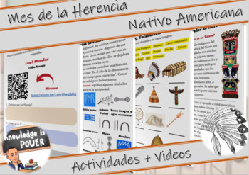 Preview of Native American Heritage Month | Activities + Videos | For Kids | Spanish