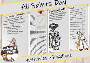 Preview of All Saints' Day | Readings + Activities