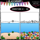 (0-20) Counting Starfish - Sequence, Counting & Math Clip 