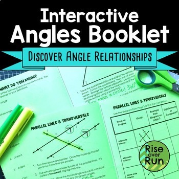 Preview of Angle Relationships Discovery Activity Booklet