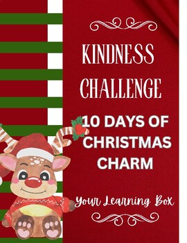 Preview of 10 DAYS OF KINDNESS| Christmas Kindness Rudolph