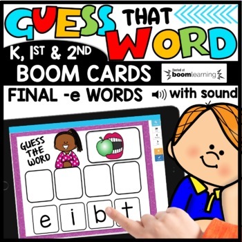 Preview of cvce Words Games No Prep Literacy Centers Boom Cards