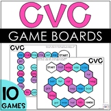 CVC Board Game Literacy Center Kindergarten