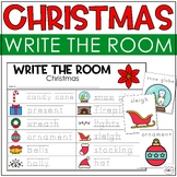 Write the Room Literacy Center Christmas Kindergarten