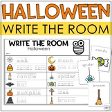 Write the Room Literacy Center Halloween Kindergarten