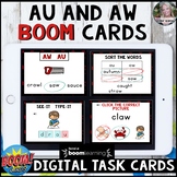 AU and AW Diphthongs BOOM Cards