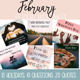 February Social Media Images For Teachers and Teacherprene