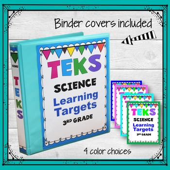 TEKS Posters 3rd Grade Science TEKS I Can Statements by Rose Kasper's