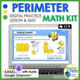 Finding Perimeter Guided Math Lesson & Quiz - Mini Math Ki