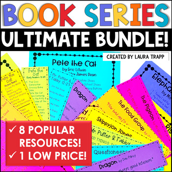 Preview of Book Series Lists Ultimate Bundle with Lists and Bookmarks for Kids Book Series