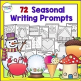 72 SEASONAL WRITING PROMPTS with PICTURES Writing Center A