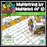 Thanksgiving Math Activities | Multiply by Multiples of 10
