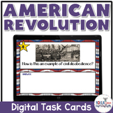 American Revolution Digital Task Cards Activity