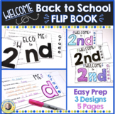 First Day of School Flip Book 2nd Grade