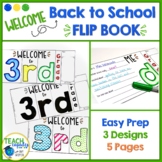 Back to School - Beginning of Year - 3rd Grade Flip Book