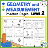 4th Grade Geometry and Measurement Review - Level 2