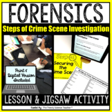 Steps of Crime Scene Investigation- Lesson & Activity [Print & Digital]