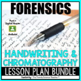 Handwriting and Chromatography Lesson Plan Bundle